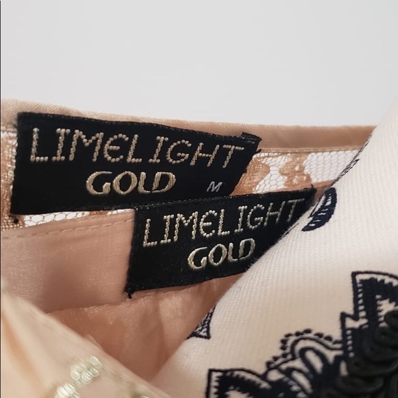 Pakistani lime light gold dress 2 piece - Picture 5 of 5